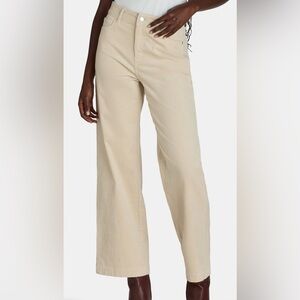 Time and Tru Off-White Wide Leg Corduroy Pants